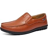 Go Tour Men’s Casual Leather Fashion Slip-on Loafers Shoes