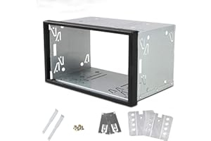 Universal Double 2 Din Car Player Stereo Radio Replacement Fitting Cage Kit Installation