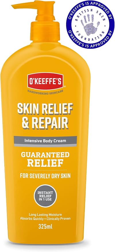 O'Keeffe's Skin Relief & Repair Pump 325ml Unscented Body Lotion