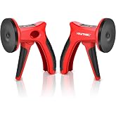 HAUTMEC 2 Pack Pistol Grip Suction Cup &ndash; Compact Suction Lifter with Quick Release Lever, One-Handed Operation for Tile, Glass, Stone &amp; More &ndash; HT0439