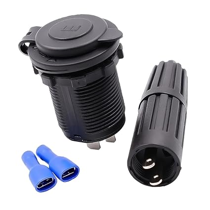 Zócalo de Energía Enchufe de Refrigerador DC 12V 24V para 4WD ...