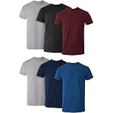 Hanes Men's Pocket T-Shirts - 6-Pack - Cotton Crewneck Tees | Hanes men's cotton pocket t-shirts, 6-pack with moisture-wicking, odor control, lay-flat crewneck, stay-tucked length.