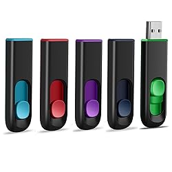 MAKACTUA 5 Pack 64GB USB Flash Drive, USB 2.0