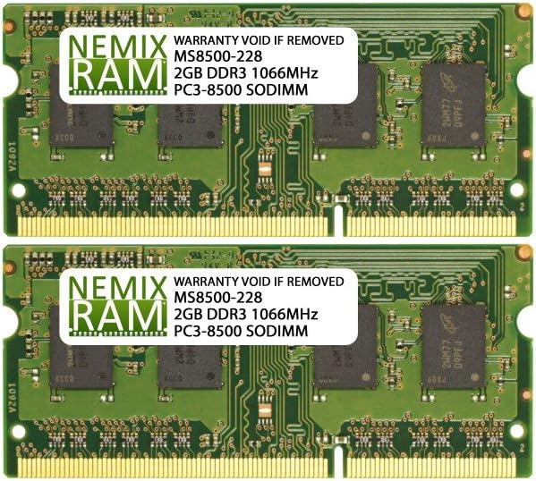 4GB 2X2GB NEMIX RAM Memory for Apple MacBook Pro Late 2008-2010