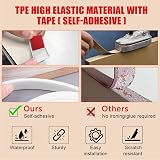 Flintronic U-Shape Edge Banding 10m 18mm White TPE Self-Adhesive Furniture Edge view 6