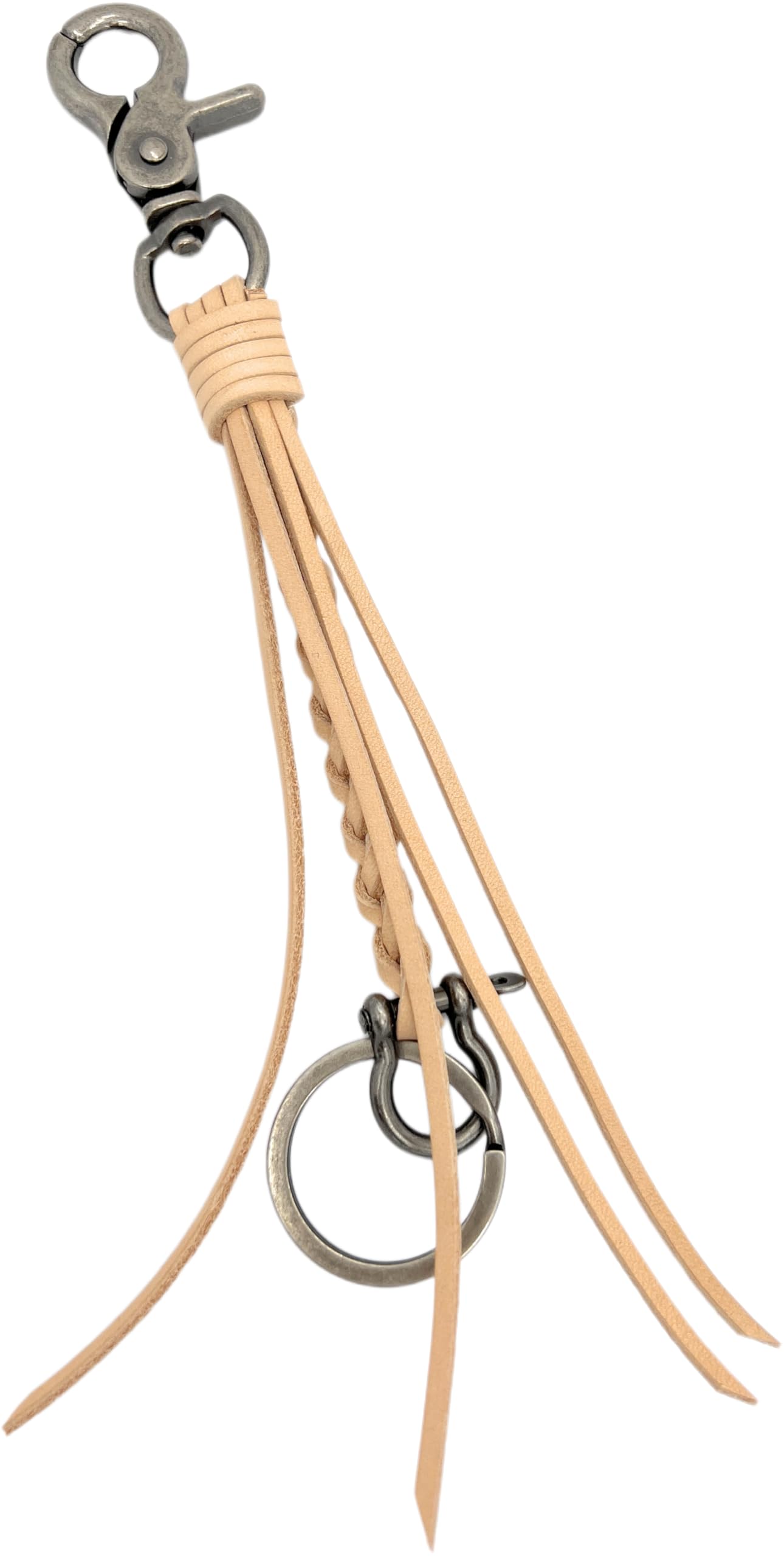 ともな様✳️vintage調cord bracelet leather & key ✳️vintage調cord bracelet leather & key