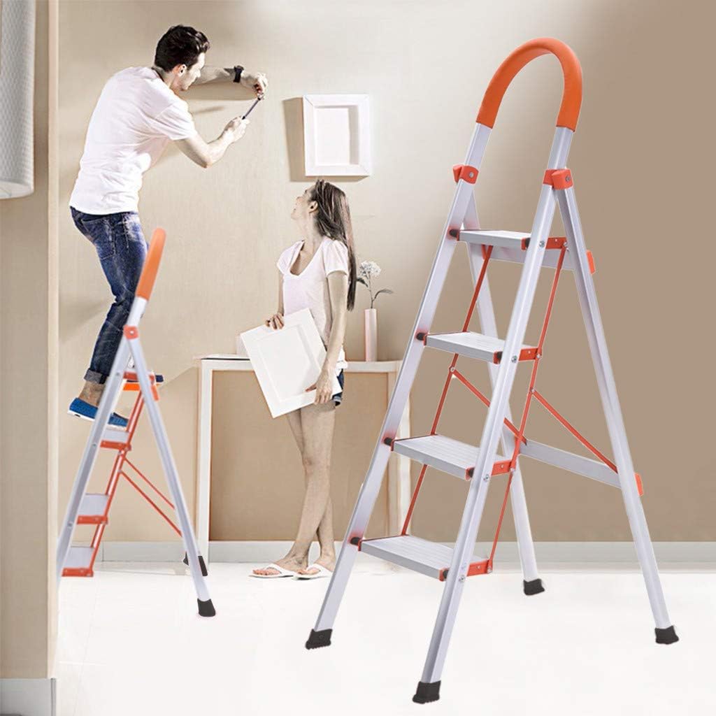 Goiwiejhg MultiPurpose Folding Portable Folding Ladder