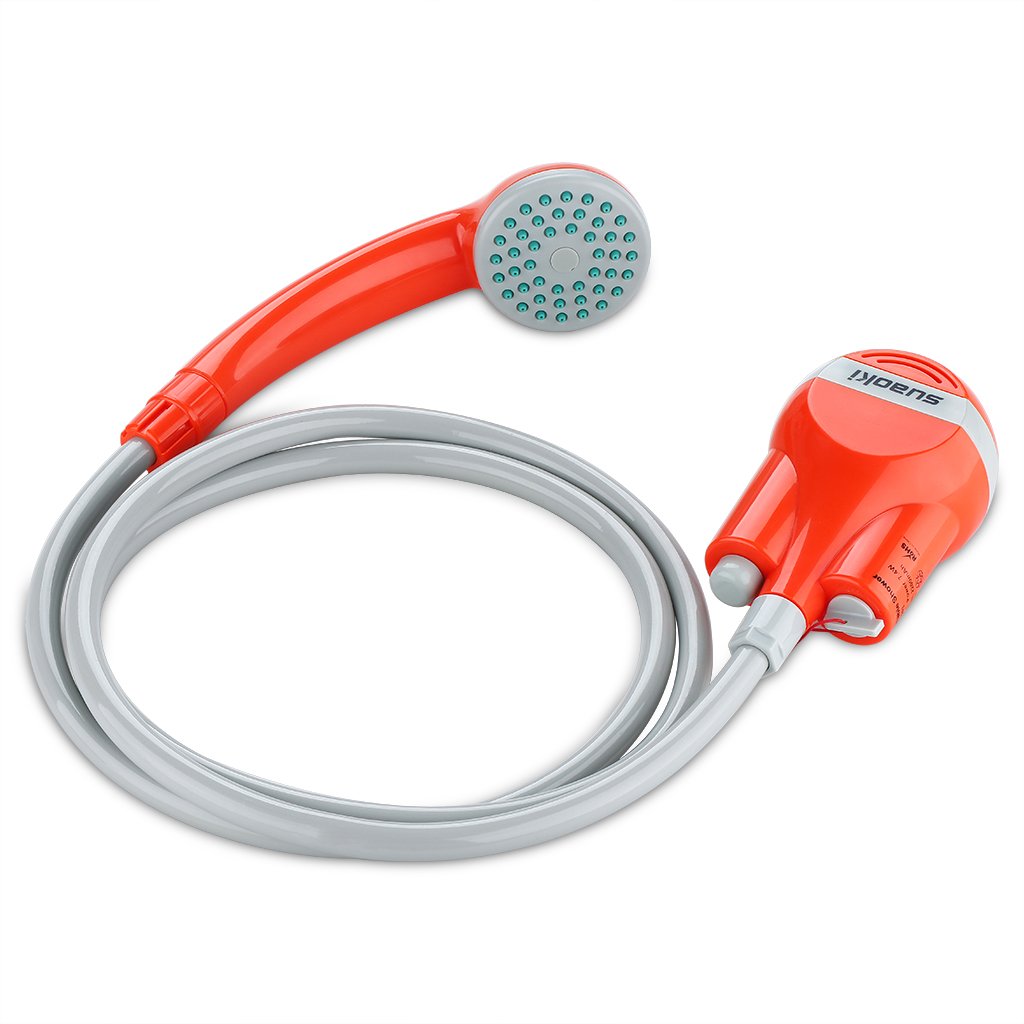 Buy SUAOKI Portable Camping Shower Battery Operated with Showerhead, 1