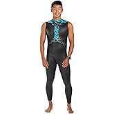 Zoot Men’s Manta Sleeveless Wetsuit, Yamamoto Neoprene Triathlon Suit with Hydrophobic Finish, Buoyancy & Arm Mobility