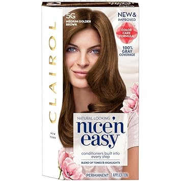 Amazon Com Clairol Nice N Easy 5g Medium Golden Brown