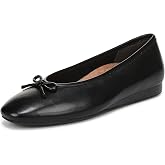 Vionic Women's Larissa Ballet Flats, Arch Support Flats | Ballet flat, Square toe, Wedge heel, Bow detail, Leather upper, Arch support, Lightweight comfort, Flexible