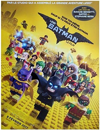 La Boutique du Ciné LEGO BATMAN Original Film Poster (160 x 120 cm Folded)