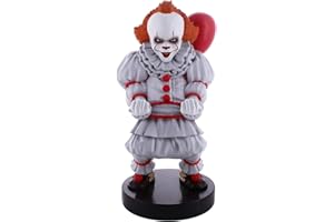 Exquisite Gaming: Warner Bros: Pennywise - Original Mobile Phone & Gaming Controller Holder, Device Stand, Cable Guys, IT Licensed Figure