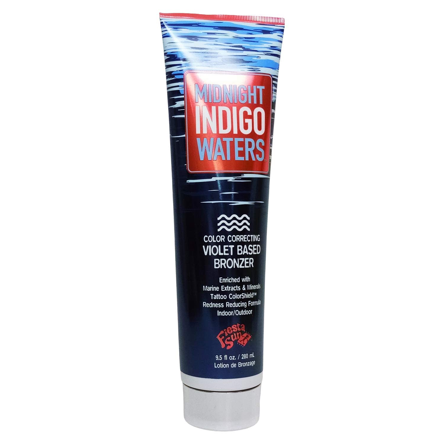 Fiesta Sun Midnight Indigo Waters Colour Correcting Violet Based Bronzer (280ml)
