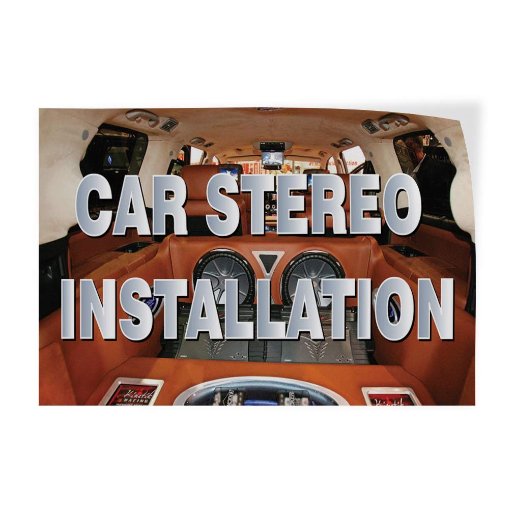 Store Signs 66inx44in, Decal Sticker Multiple Sizes Car Stereo