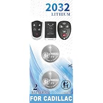 Car Key Battery For Cadillac XT6 (2020-2024 XT6 Remote...