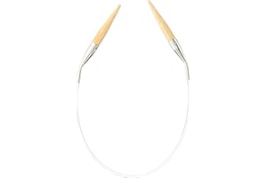 Bamboo Circular Knitting Needles "Takumi", 9-Inch Size 8