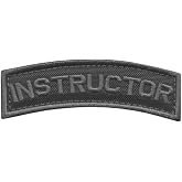 Instructor Shoulder Tab Subdued Contractor Army Morale Tactical Hook Patch