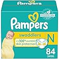Pampers Swaddlers Newborn Diaper Size 0 84 Count : Amazon.ca: Baby