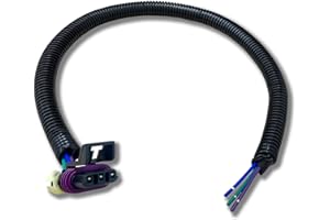 Autokemat Low Coolant Level Sensor Wire Repair End Connector Wire Harness Compatible with for 2008-2017 Peterbilt & Kenworth Low Coolant Sensor Wire Harness Replaces# N9267001 Q21-6007S