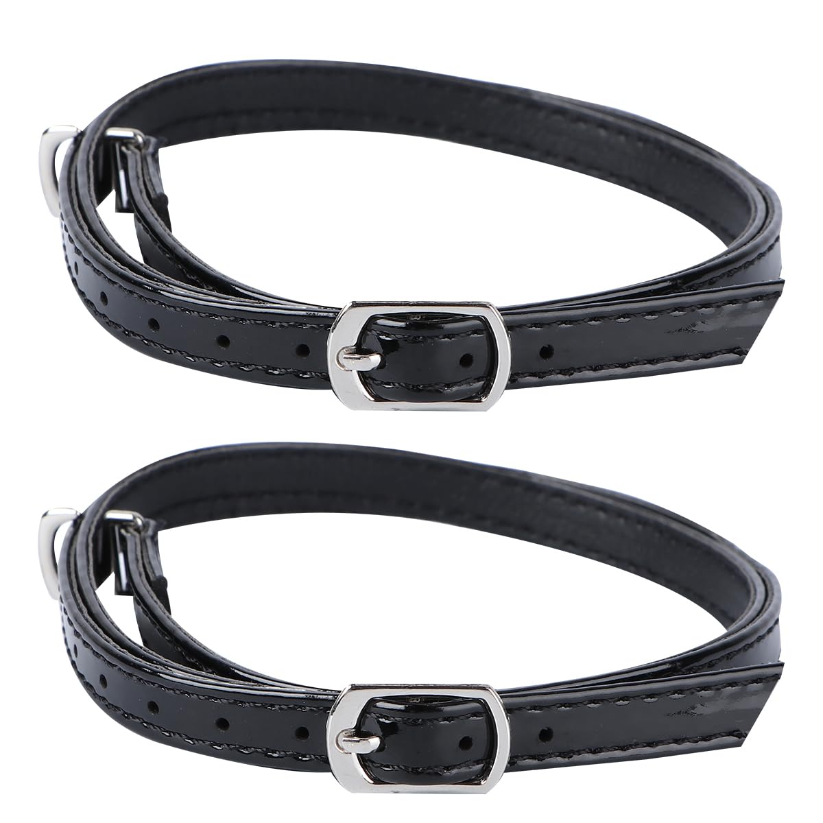 Happyyami Detachable Anti-Drop High Heel Shoe Straps Lightweight Cross Ankle Straps with Color Options for Women S Shoe Decoration