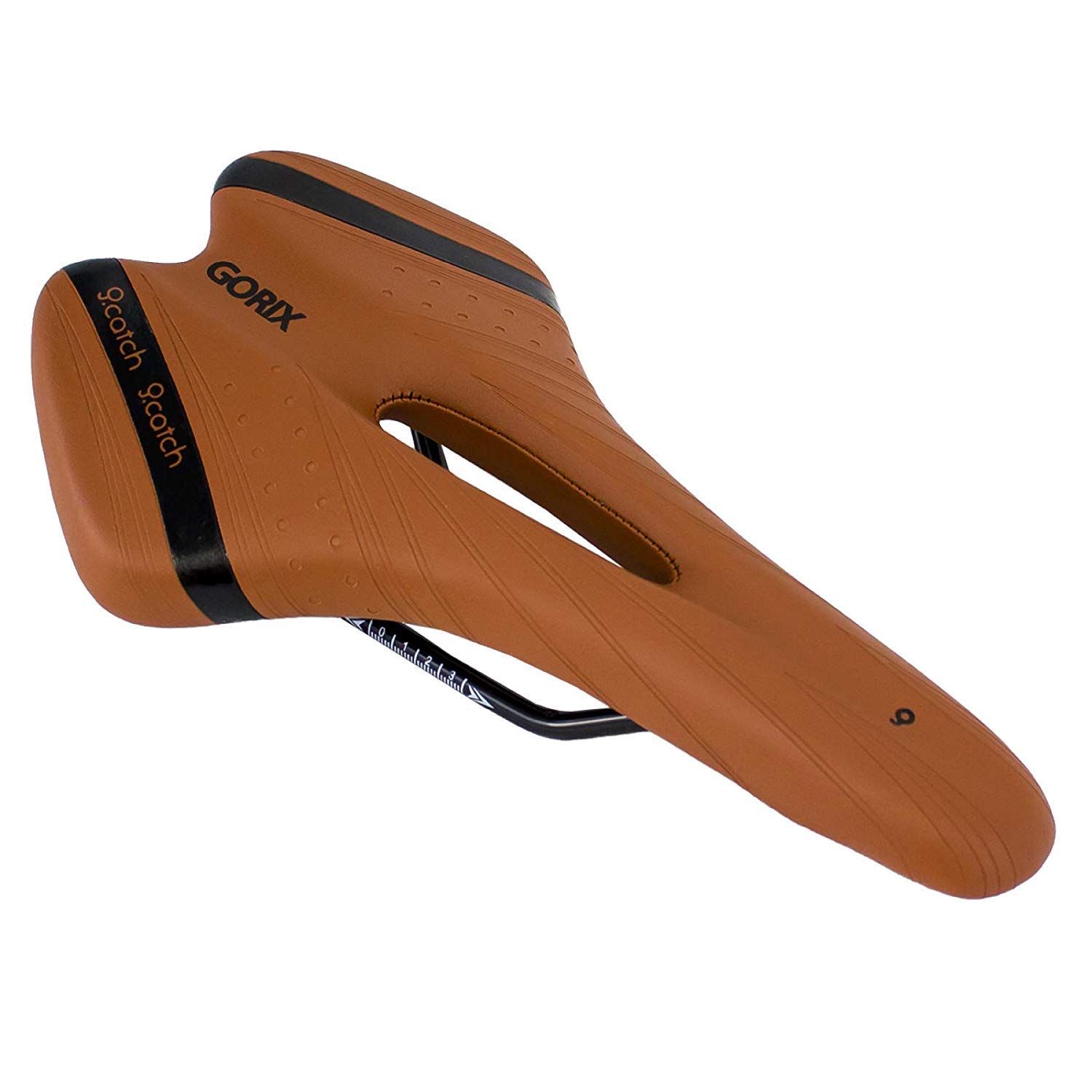 Photo 1 of GORIX Bike Saddle Seat Comfortable Cushion with Rail Mountain Road Bicycle for Men and Women (A6-1) (Light Brown×Black)