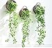 XIAOHESHOP XHSP 2pcs Artificial Green Ivy Vine Potato Leaves Garland Plants Vine Fake Foliage Home Decor,35
