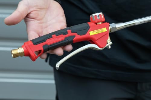 ROTHENBERGER ECO Piezo Industrial Heating Burner, 2 Pieces, Includes 5 Metre Propane Gas Hose and Piezo Ignition | Herbicide | Burner | Gas Burner | Flame Burner | Ceiling &