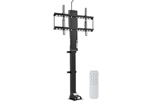 CO-Z Motorized TV Lift for 32" to 70" TVs up to 600x400 VESA, Height Adjustable TV Stand and Wall Mount with Remote Control a