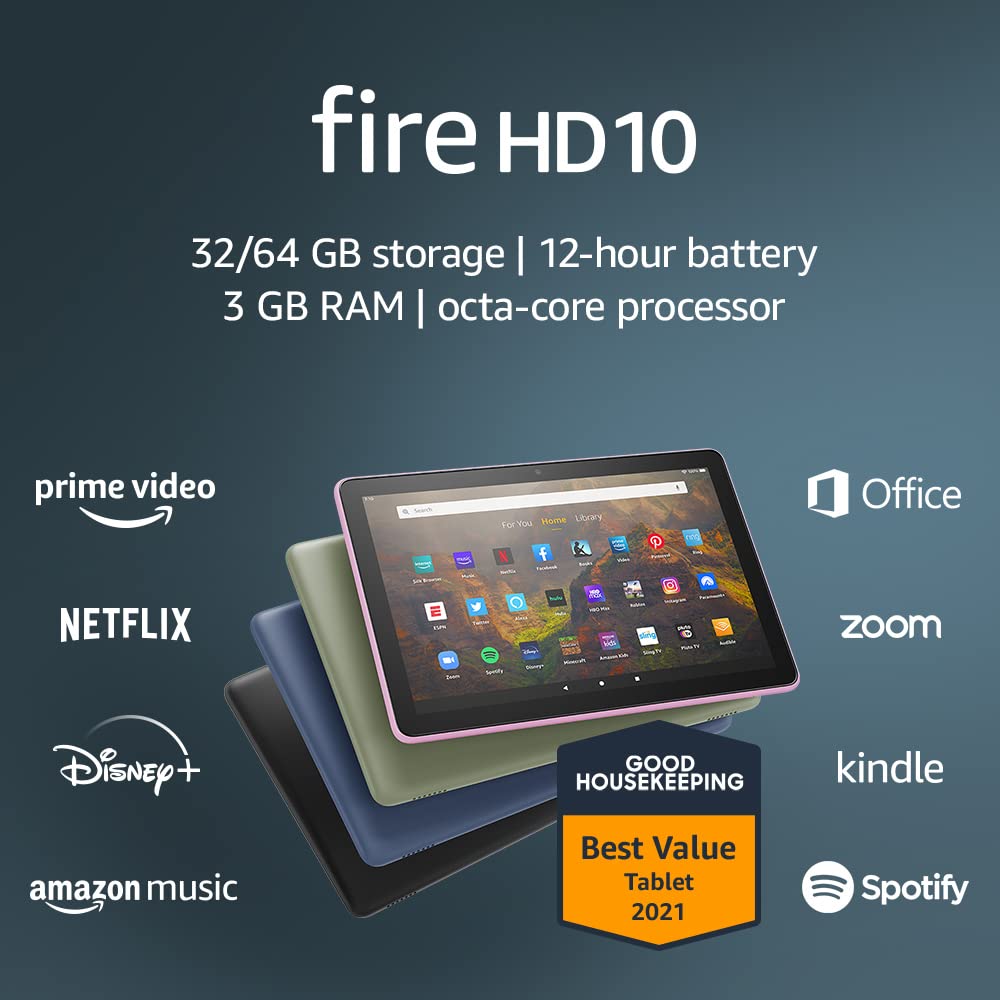 Amazon Fire HD 10 tablet, 10.1