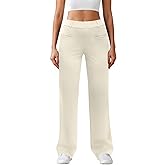 JEKAOYI Wide Leg Dress Pants Womens High Waisted Work Pants Business Casual Outfits Office Slacks Trousers with Pockets