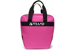 Pyramid Prime One Single Tote 1 Ball Bowling Bag with Large Padded Foam Bowling Ball Holder - Holds A Pair of Bowling Shoes (Up To US Mens Size 10)