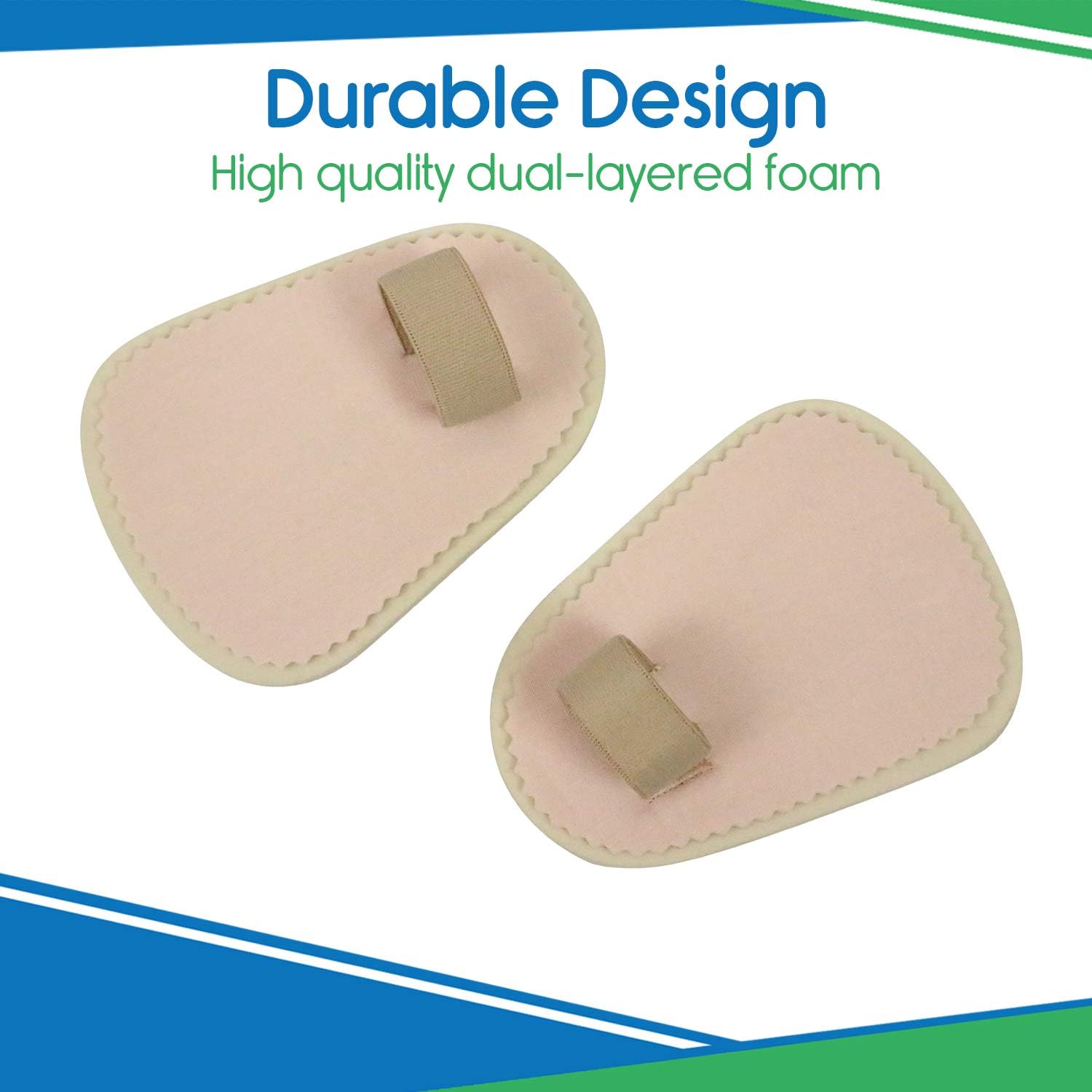 ViveSole Toe Splint [Pair] - Hammer Toe Straightener - Joint Realign Cushion Brace for Claw, Curled, Crooked Toe - Metatarsal Support Loop Guard Alignment Corrector Wrap for Tendon, Broken Toe Surgery: Health & Personal Care