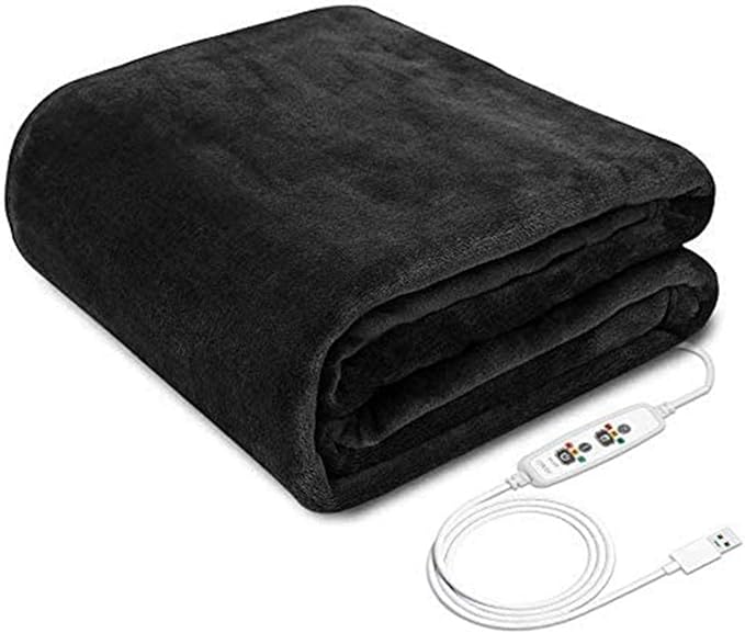 USB Heizdecke 150x80cm - Elektrische Wärmedecke Mit 3 Stufen Für Camping & Büro