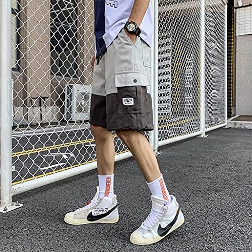 WSSBK Patchwork Fashion Cargo Shorts 