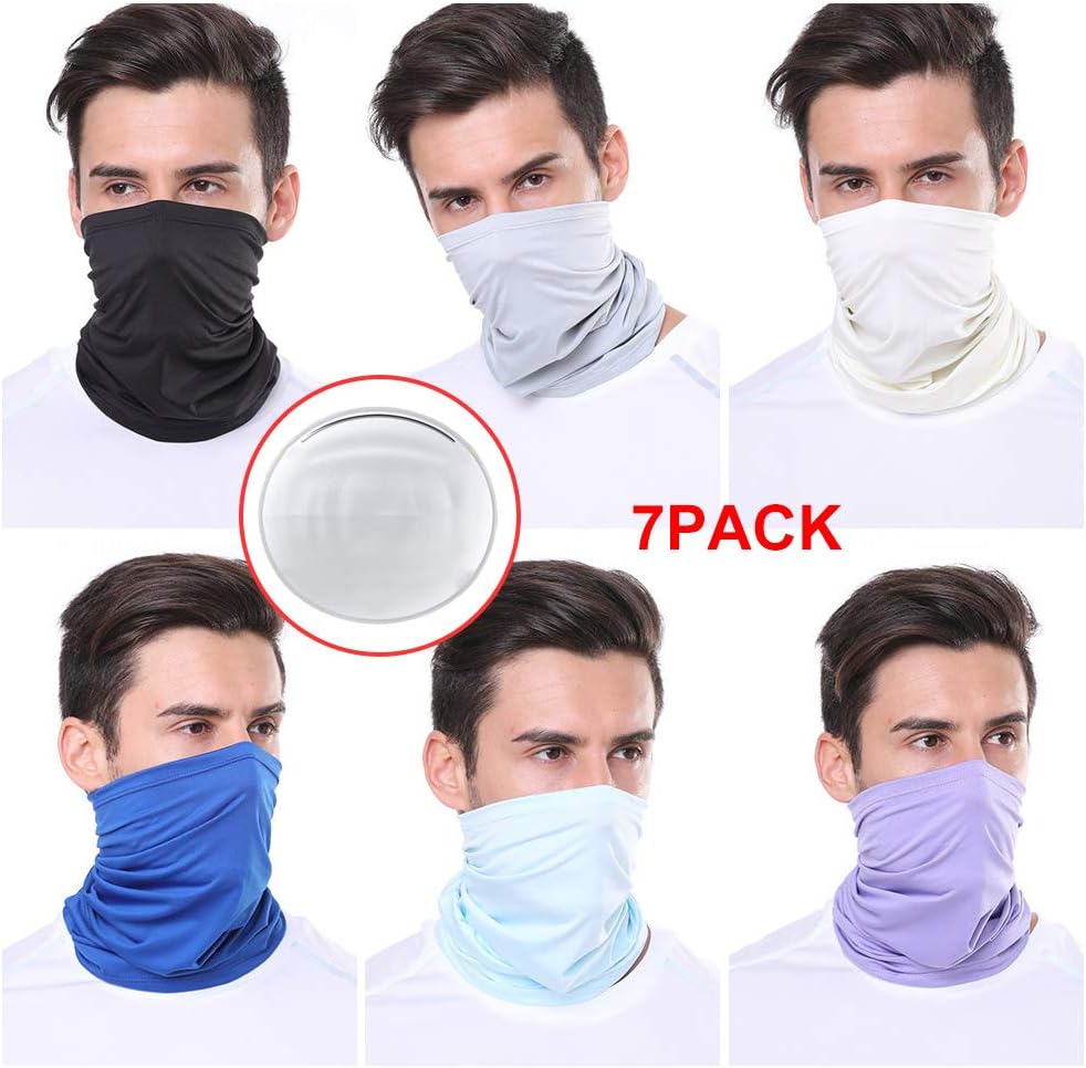Centenary Face Mask UV Protection Neck Gaiter Head Wrap Seamless Scarf Mask Headbands Half Face Mask for Dust, Windproof Sunscreen Breathable Thin Multifunctional Telescopic for Men Women