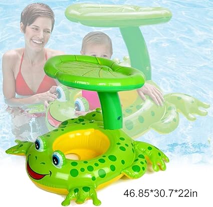 baby float ring with shade