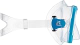 Cressi F-Dual + Supernova Dry Combo Unisex Mask Snorkel Blue Clear view 7
