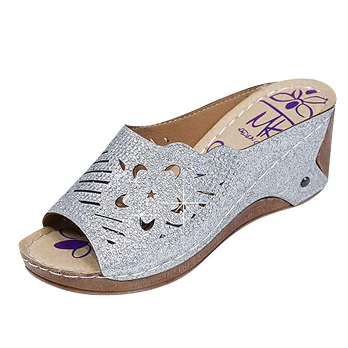 Water Womens Slipper Summer Roman Style Wedges