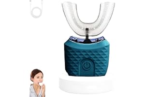 Scandinavian Smiles Toothbrush for Adults, U-Shaped Sonic Toothbrush for Adults – 48,000 Rpm Electric Toothbrushs, 360° Teeth