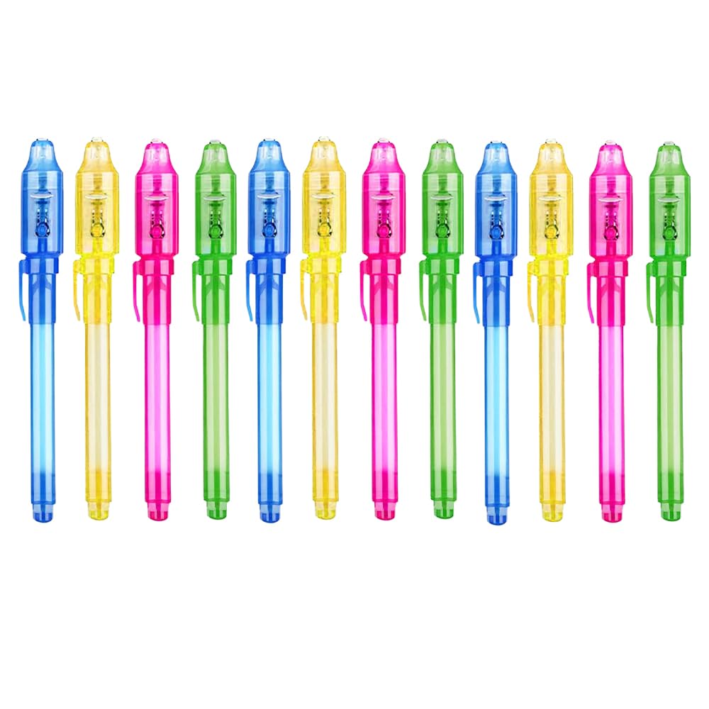 24 Pcs Super Bros Party Favors | Set of 12 Invisible Ink Pen and 12 Super Bros Mini Notepads | Gift Bag Stuffers for Super Bros Party Supplies