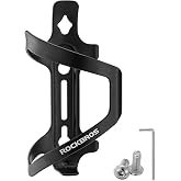 ROCKBROS Bike Water Bottle Cage Aluminum Alloy Bicycle Water Bottle Holder | Universal Bike Water Bottle Holder for MTB, Road Bikes Black