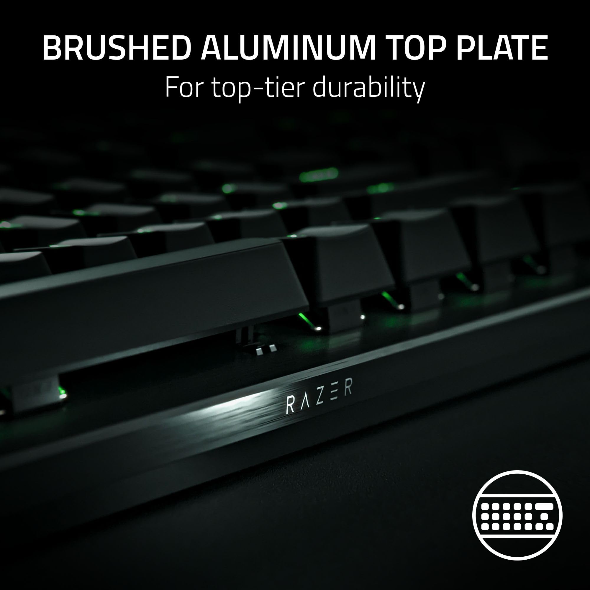 Razer Huntsman V3 Pro Esports Gaming Keyboard: Analog Optical Switches - Razer Snap Tap - Rapid Trigger - Adjustable Actuation - Media Keys & Dial - Doubleshot PBT Keycaps - Wrist Rest - Black