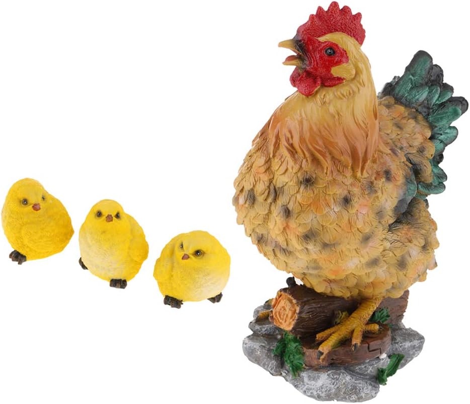 Best Resin Lawn Ornaments Hen With Chicks