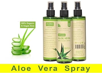 Aloe Vera Gel Spray - 100% Organische & Vegan Soothing Gel für Haut, Haare und Körper, 250 ml | Premium Qualität | Aloe Plus 