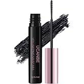 UCANBE Black Waterproof Mascara for Volume and Length, Natural Defining Curling Long-Lasting Eyelashes, No Flaking, No Smudging, No Clumping