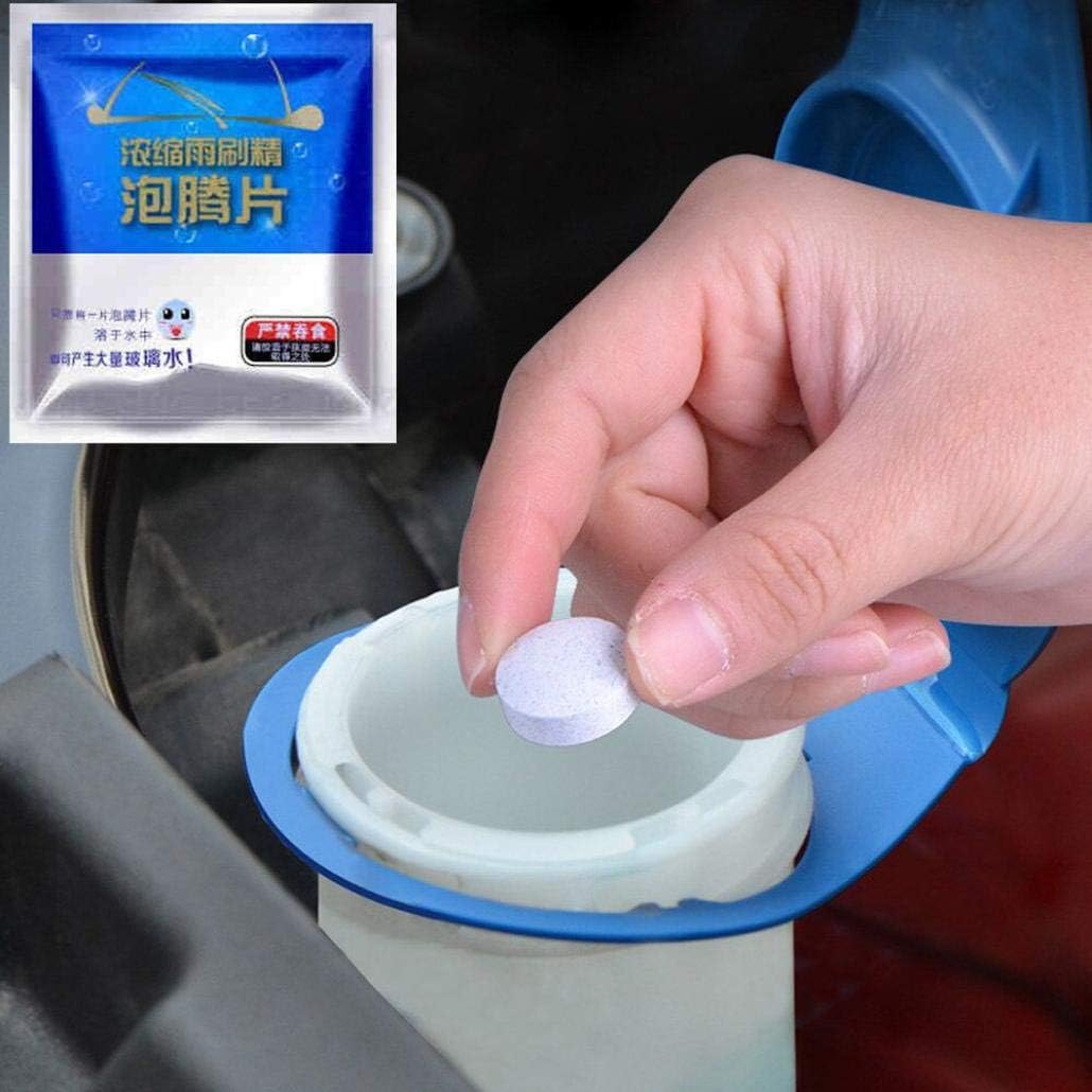 Momola Window Cleaning Tablets Car Windshield Glass Washer Cleaner Compact Effervescent Tablets Detergent 5 Pcs/Set (5PCS)