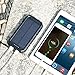 A ADDTOP Solar Charger 15000mAh Portable Phone Charger with Dual USB 2.4A Waterproof Solar Power Bank with Flashlight for Smart Phones, Tablets and More