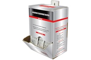 MAGID GLOVE & SAFETY MAGID MMHYGAF Hygienic Wipes | Alcohol-Free Hygienic Wipes - For Use with Respirators, Removes Body Oils & Perspiration, 2 Dispensers (200 Total Wipes)