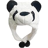 Veryrich Plush Hats, Super Soft Warm Hat Funny Animal Hats, Cozy Winter Hat Novelty Party Cap for Kids Girls Boys - One Size